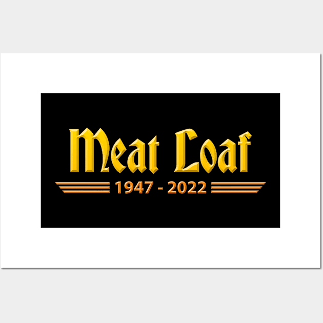 Meatloaf 1947-2022 BAT OUT OF HELL Wall Art by CLOSE THE DOOR PODCAST